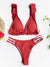 Swimsuit pure-leaved leaves bikini