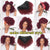 Afro Kinky curly ClipIn Hair real hair clip in hair 8-piece set 120g/set T1B/99J