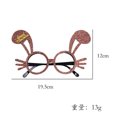 Toy santa claus snowman antler glasses