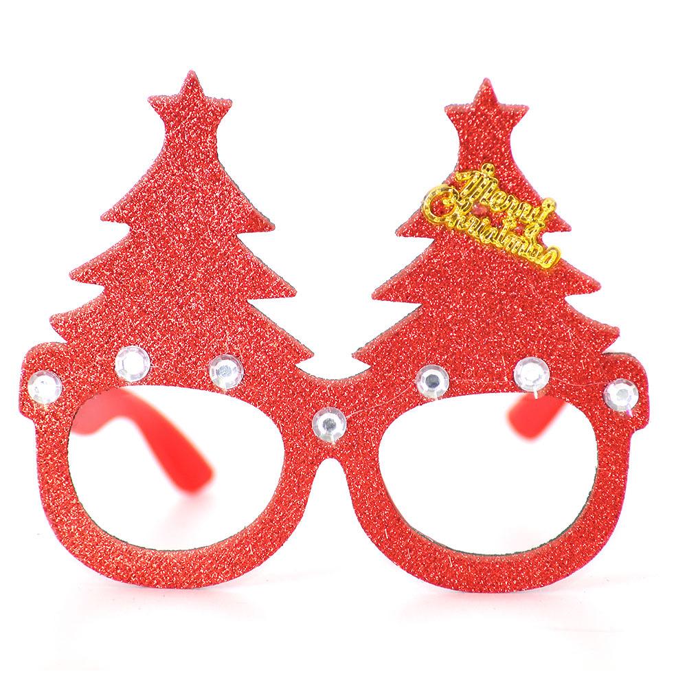 Toy santa claus snowman antler glasses