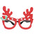 Toy santa claus snowman antler glasses