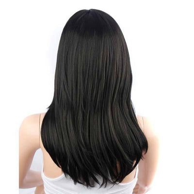 WS622_1B#|Mid-Section Long Rose Net Fiber Wig