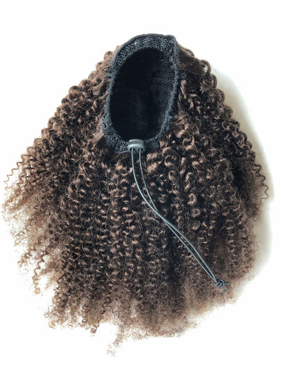 2# Afro Curly ponytail Human Hair