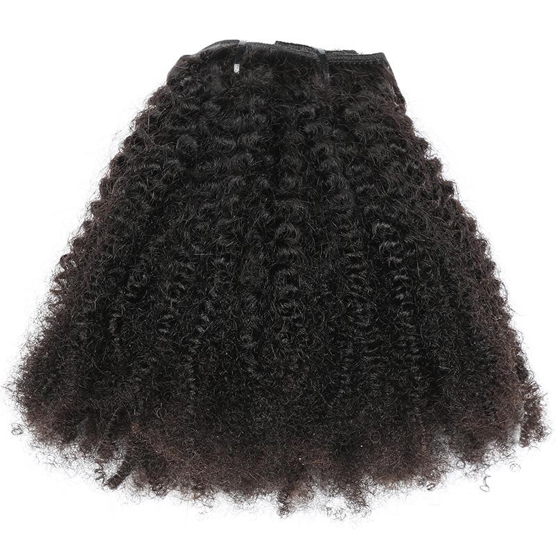 Afro Kinky curly Clip In;Ponytail