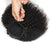 Afro hair real hair ponytail fluffy