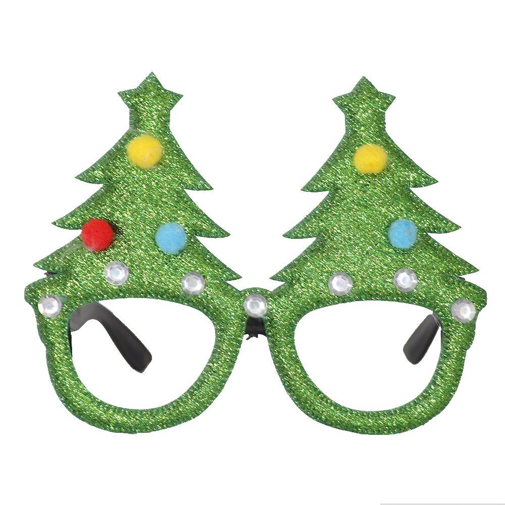 Toy santa claus snowman antler glasses