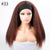 Fiber headband wig kinky straight