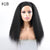 Fiber headband wig kinky straight